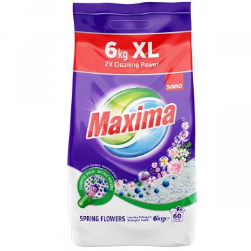 Detergent pudra Sano Maxima Spring Flowers (6 kg) de la Sirius Distribution Srl