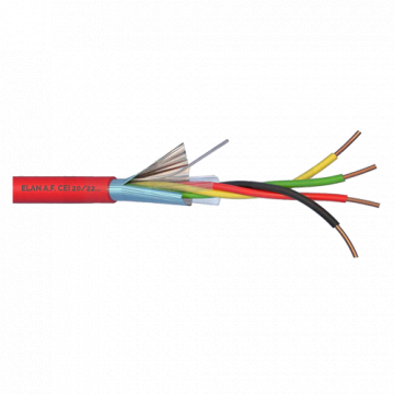 Cablu de incendiu 2x2x0.8mm, ecranat, 100m ELN-2x2x08