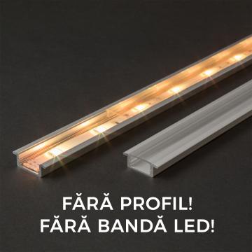 Ecran transparent pentru profil aluminiu LED - 2000 mm