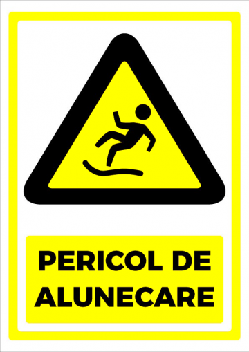 Indicator de avertizare pericol de alunecare