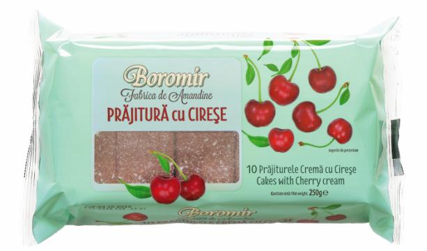Prajitura cu crema de cirese Boromir 250g de la KraftAdvertising Srl