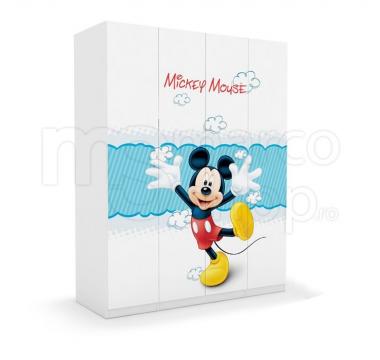 Sifonier copii 4 usi Mickey Mouse de la Marco Mobili Srl