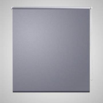 Jaluzea rulabila opaca, 140 x 230 cm, gri de la VidaXL
