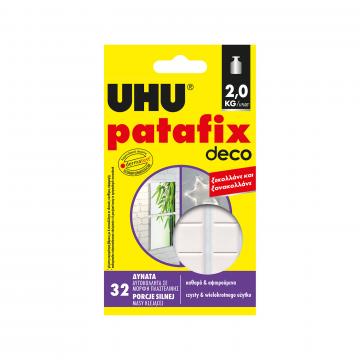 Lipici din plastic alb UHU Patafix homedeco - 32 buc.