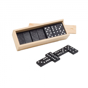 Joc Domino in cutie de lemn, Dalimag, 146 x 50 x 30 mm de la Dali Mag Online Srl