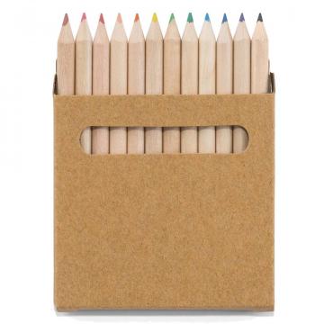 Creioane colorate, diverse culori, 12 buc