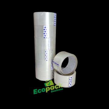 Banda adeziva transparenta 48mm x 60m de la Ecopack Business Srl