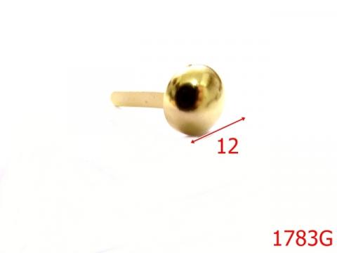 Piciorus metalic 12 mm gold 4J5/4J6 AJ5 1783G