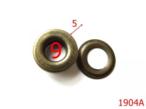 Ochet 9 mm/otel/antic 9 mm antic 2A6 AM4 1904A de la Metalo Plast Niculae & Co S.n.c.
