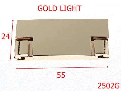 Inchizatoare 55x24 55 mm gold light 2502G de la Metalo Plast Niculae & Co S.n.c.