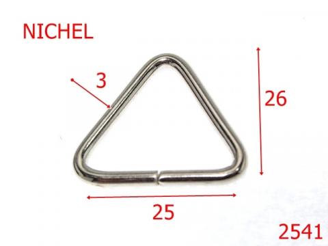 Inel triunghiular 25 mm 3 nichel 3L8 3H2 2541