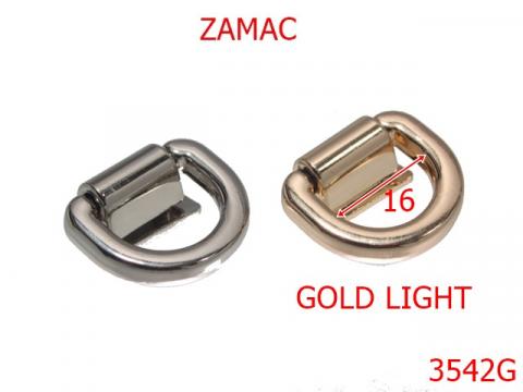 Sustinator Zamac 16 mm 16 mm gold light 7H5 3542G de la Metalo Plast Niculae & Co S.n.c.