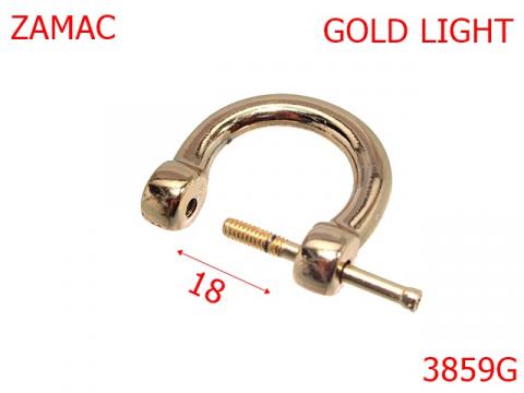 Inel demontabil 18 mm gold light 2F2 2A7 3859G
