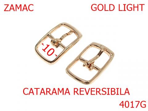 Catarama reversibila 10 mm gold light 15B4 4017G de la Metalo Plast Niculae & Co S.n.c.