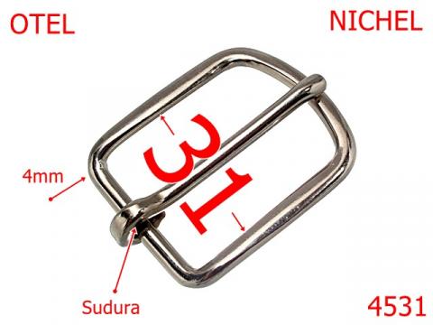 Catarama harnasament sudata 31 mm otel 4 nichel 4531 de la Metalo Plast Niculae & Co S.n.c.