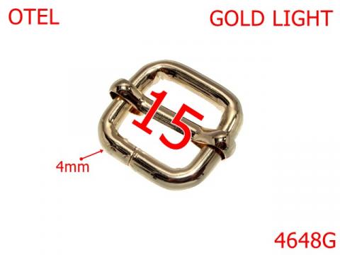 Catarama de reglaj curea 15 mm otel 4 gold 4648G