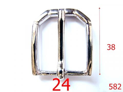 Catarama curea 2.4 cm/nikel 24 mm nichel T2 582
