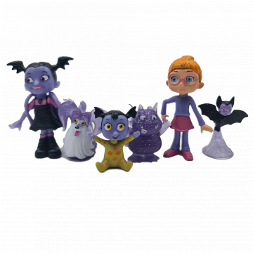 Jucarie Vampirina, set 6 figurine, mov de la Dali Mag Online Srl