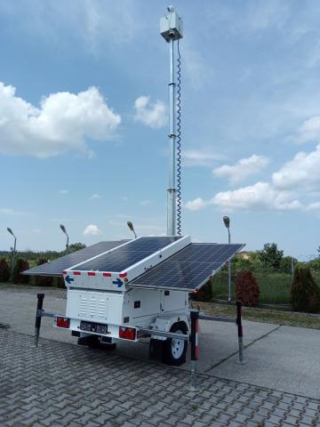 Trailer auto, solar pentru supraveghere video de la Samro Technologies Srl