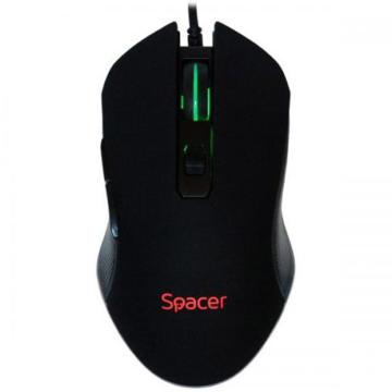 Mouse Spacer Gaming SP-GM-01, fara fir, USB 2.4 GHz, optic