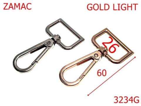 Carabina poseta 26 mm gold light 5H4 11A4 7I4 3234G de la Metalo Plast Niculae & Co S.n.c.