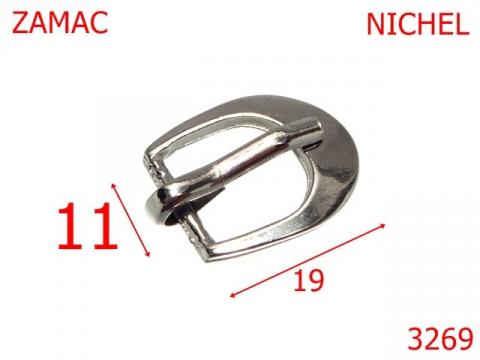 Catarama poseta 11 mm nichel J43 3269 de la Metalo Plast Niculae & Co S.n.c.