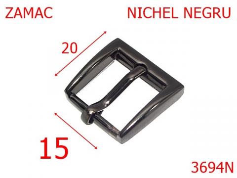 Catarama 15 mm nichel negru 14D14 3694N de la Metalo Plast Niculae & Co S.n.c.