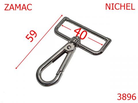 Carabina poseta 40 mm nichel 5f4 3896 de la Metalo Plast Niculae & Co S.n.c.