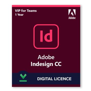 Licenta digitala Adobe InDesign CC VIP | 1 an