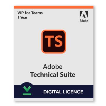 Licenta digitala Adobe Technical Suite VIP | 1 an de la Digital Content Distribution LTD