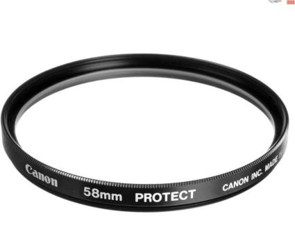 Filtru lentila foto Canon, 58mm, UVP, negru, 2595A001AA de la Etoc Online