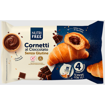 Cornulete cu crema de ciocolata Cornetti - 240g de la Naturking Srl