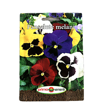 Seminte flori panselute Melanj, 0,2 gr, Prima Sementi