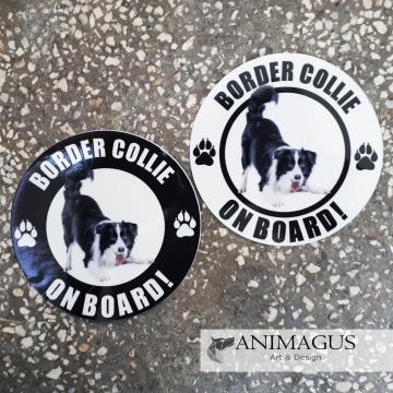 Sticker auto Border Collie - diverse modele