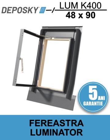 Fereastra luminator pentru pod Deposky Lum K400 48x90