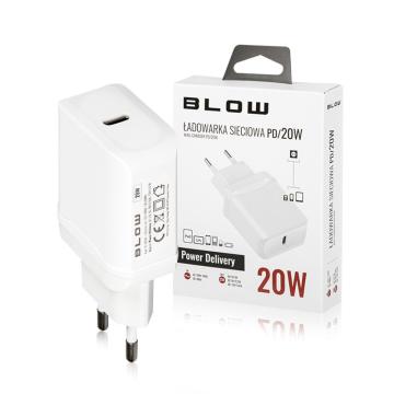 Incarcator Blow, 20W, Fast Charging, PD 3.0, alb de la Rphone Quality Srl