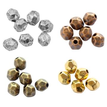 Margele metalice 4*3,5 mm fatetate 50 buc de la Gemsale Srl