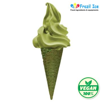 Cornet de inghetata dulce colorat verde Celt de la Frazilice