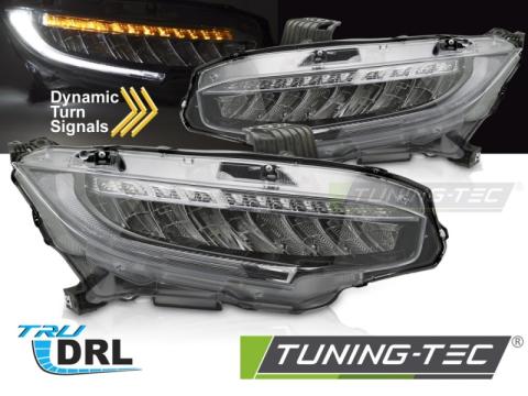 Faruri Full LED Headlights Honda Civic X 16-21