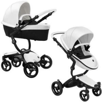 Carucior copii 2in1 Mima Xari Snow White cadru negru Carbon