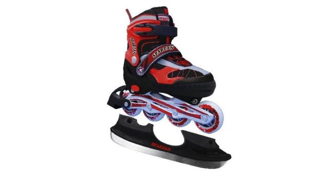 Patine cu role si patine de gheata 2 in 1, 34-37 Boy Spartan de la S-Sport International Kft.