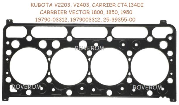 Garnitura chiuloasa Kubota V2203, V2403, Carrier Vector 1800