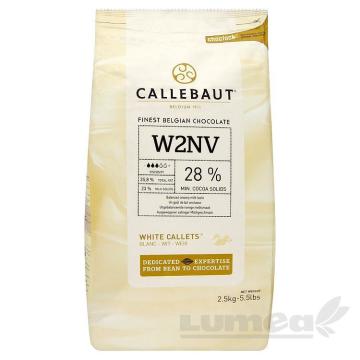 Ciocolata alba fina, 2.5 kg - Barry Callebaut