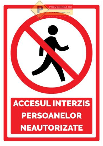 Indicatoare pentru obiective interzise