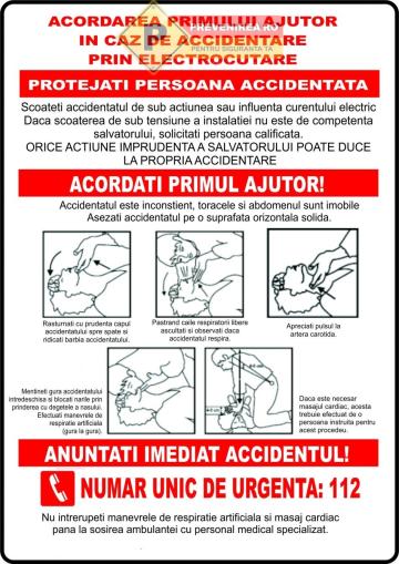 Indicatoare pentru planul de prim ajutor de la Prevenirea Pentru Siguranta Ta G.I. Srl