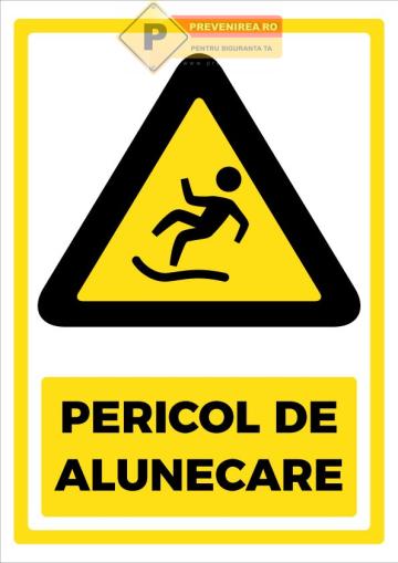 Indicator pentru pericol de alunecare