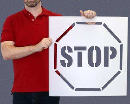 Sablon de stop de la Prevenirea Pentru Siguranta Ta G.I. Srl