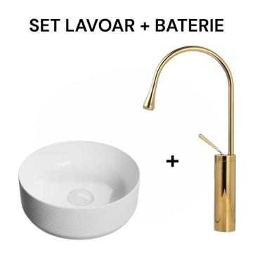 Set lavoar Line + baterie lavoar 89368BG