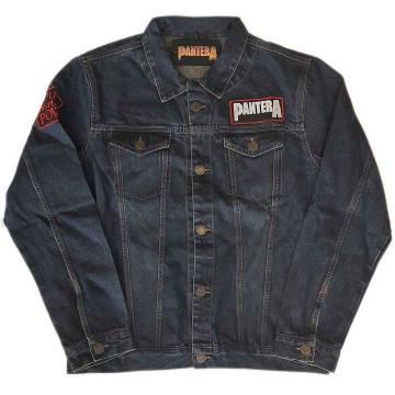 Jacheta denim oficiala Pantera Vulgar Display Of Power de la Rovantin Srl