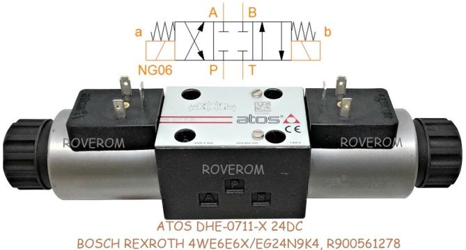 Distribuitor hidraulic Atos DHE-0711-X, 24DC